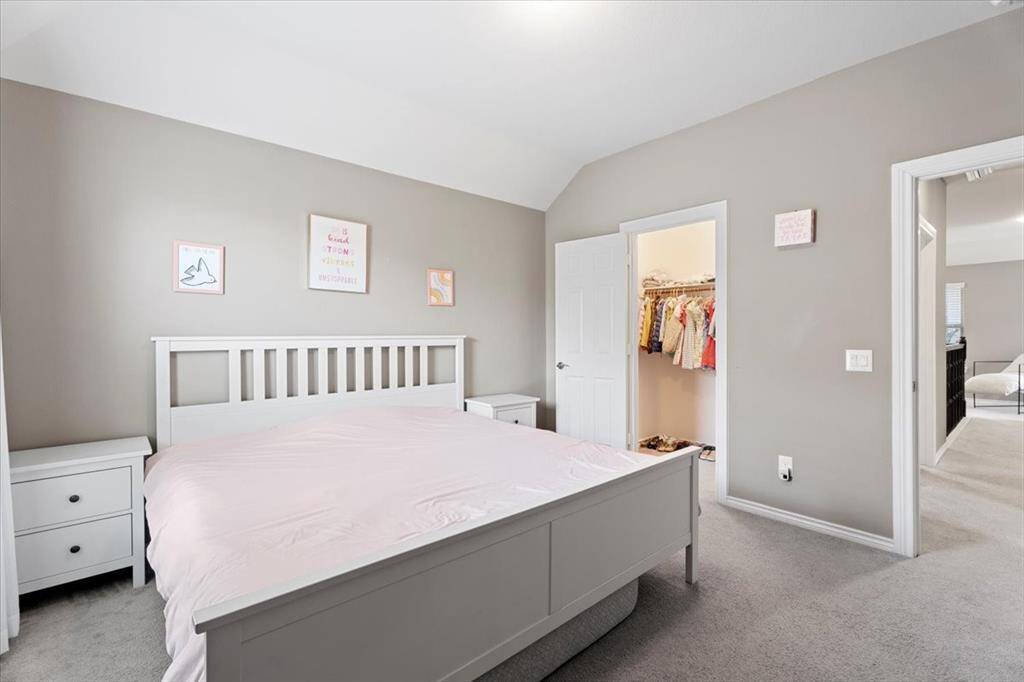 This bunk bed has been replaced with a double bed.