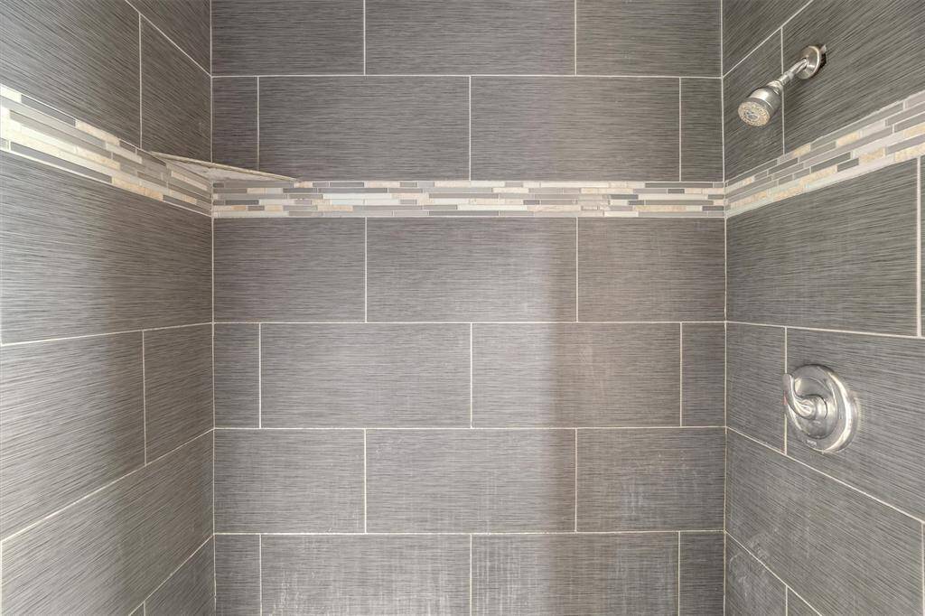Custom tiled shower
