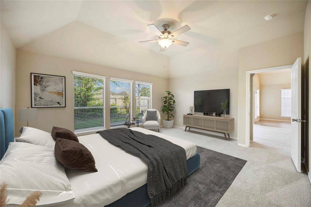 Primary Bedroom- virtually staged