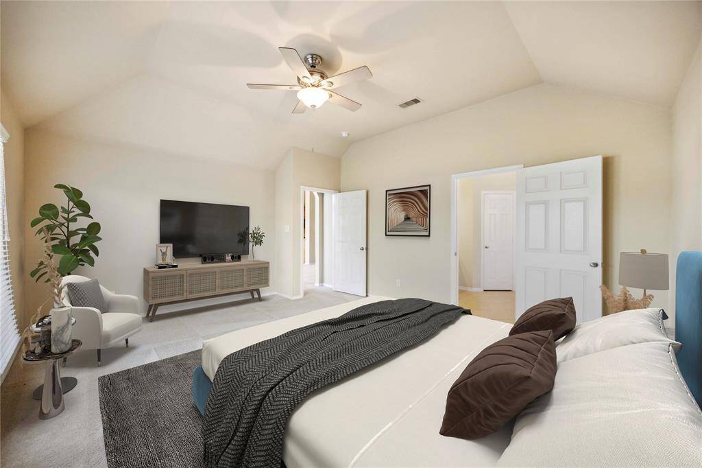 Primary Bedroom- virtually staged