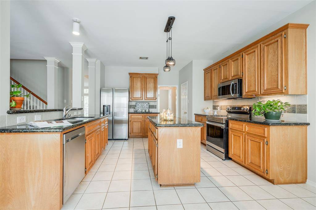 Lots of cabinet space & counter space