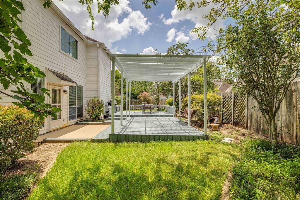 Fabulous back yard