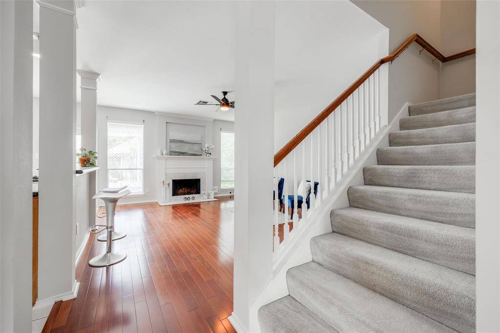 All bedrooms are up stairs