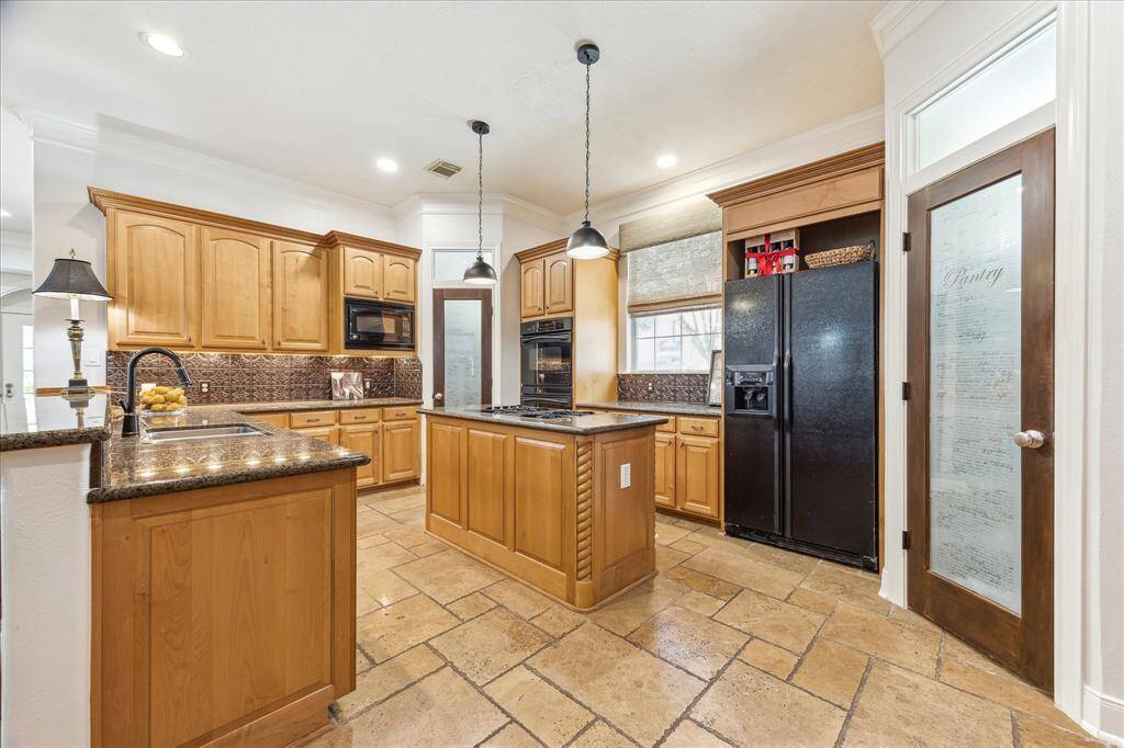 There are two walk-in pantries.