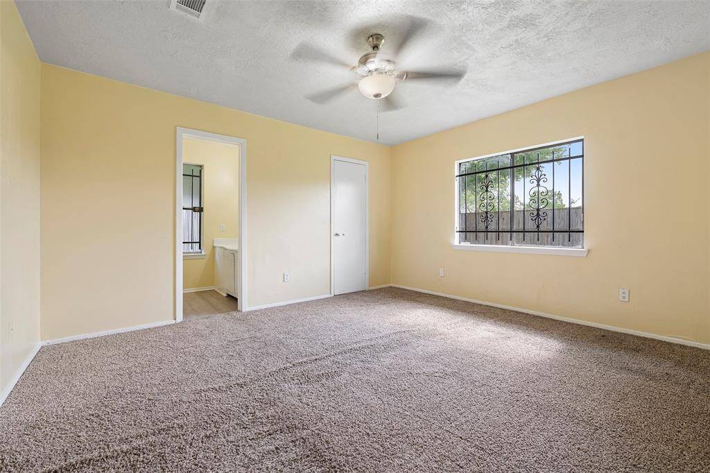 Welcome to your primary suite!  Neutral paint and carpet go with any decor you may have!