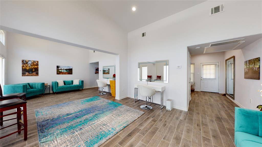 Interior of one of the homes