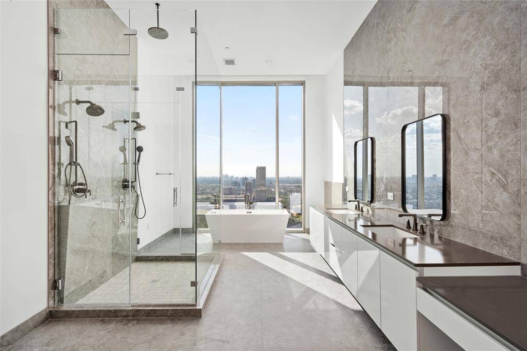 Primary bath retreat ready for your personal touches.