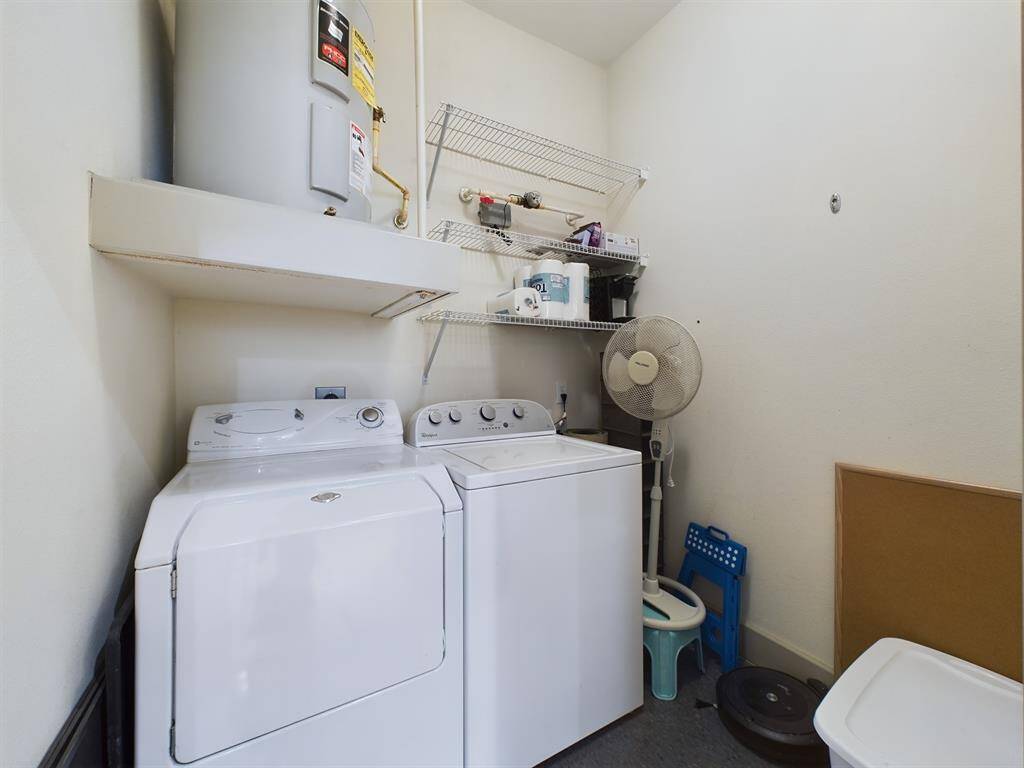 Water Heater, Washer & Electric Dryer