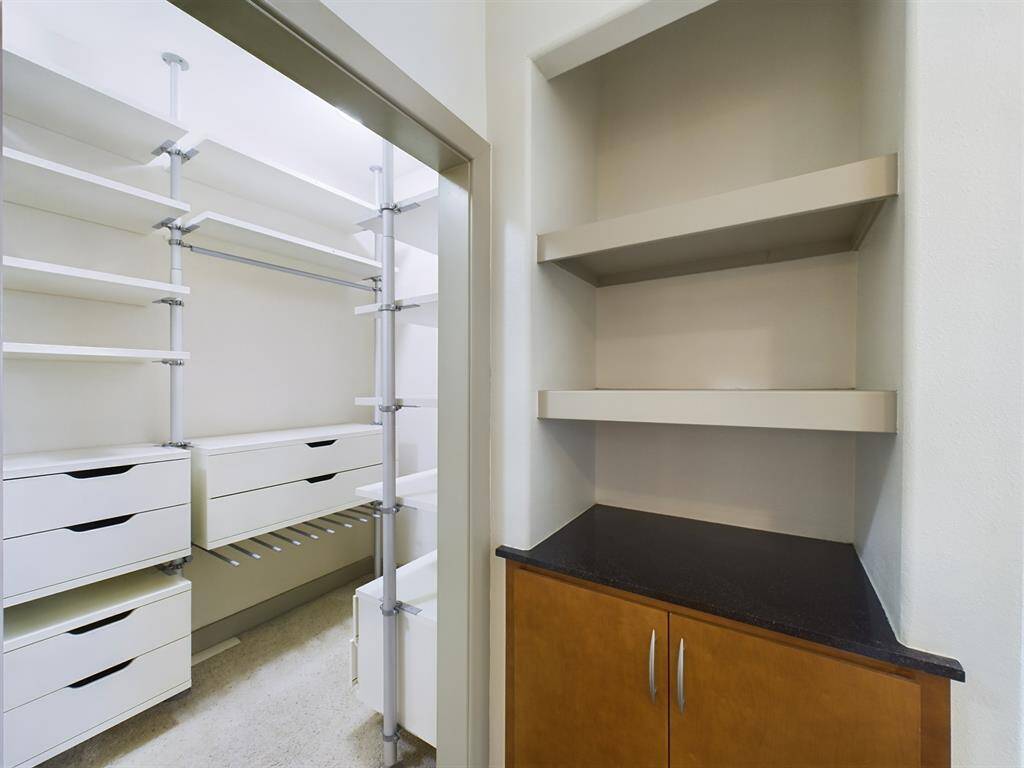 Small Linen Cabinet & Shelving
