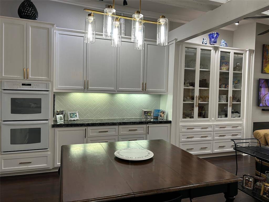 Double Oven Buffet and Custom Built-In China Closet