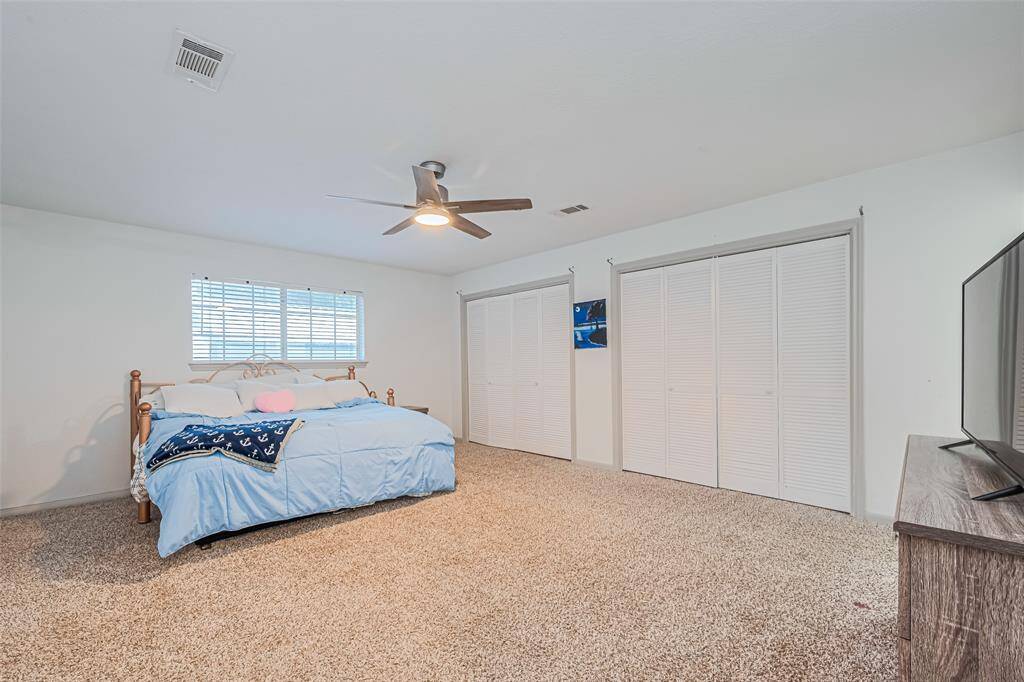 The second of two bedrooms on the second level.