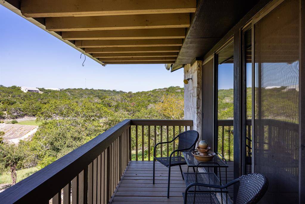 Private deck.