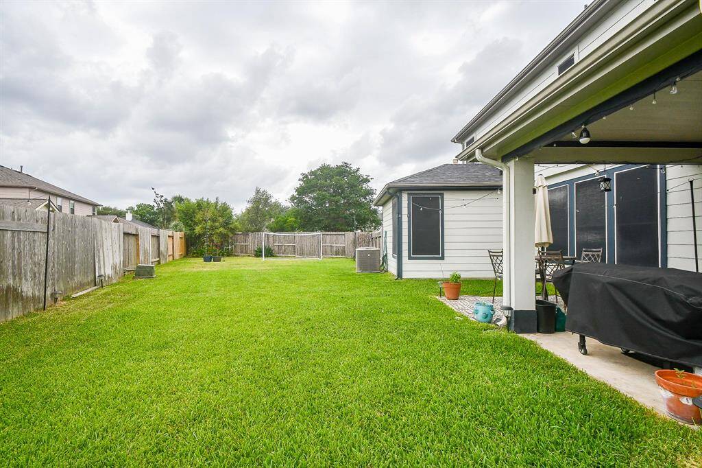 Spacious backyard ideal for families and entertaining.