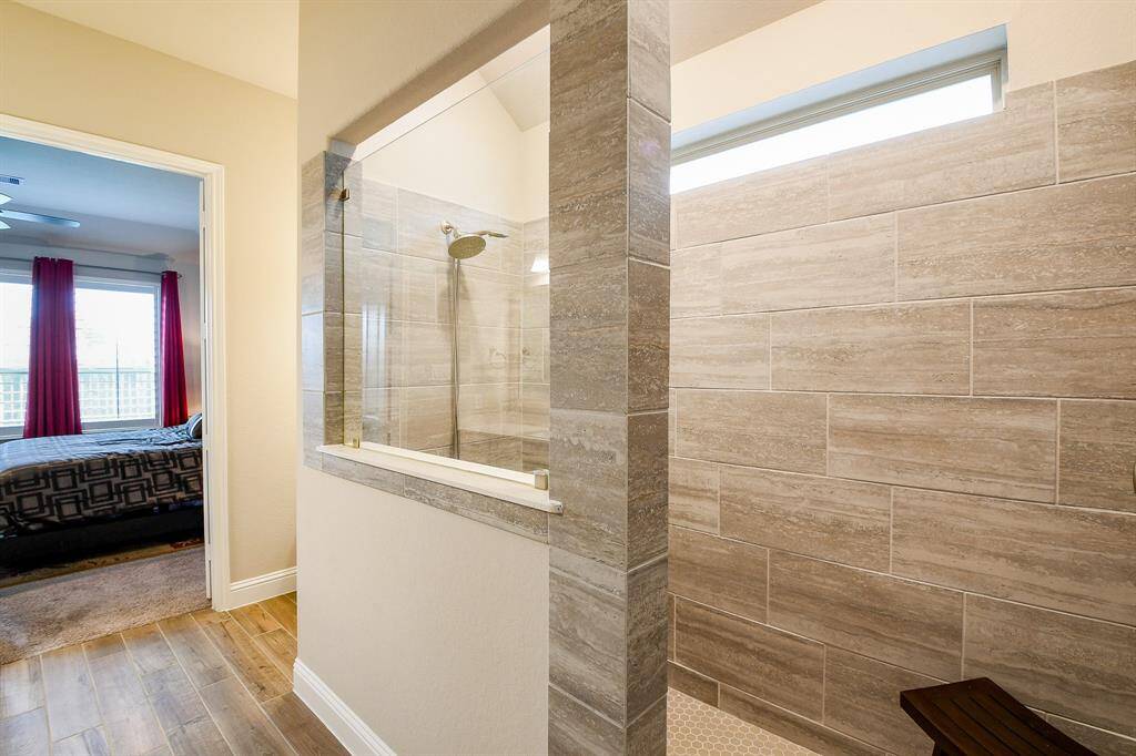 Check out the amazing oversized shower!