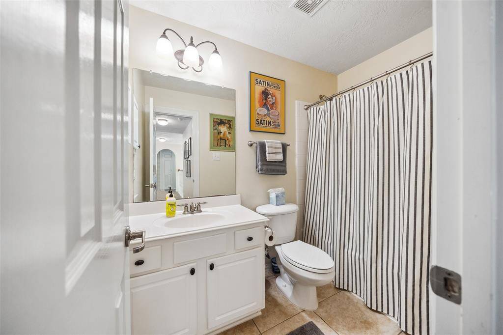 Bath closest to game room and 2nd bedroom upstairs