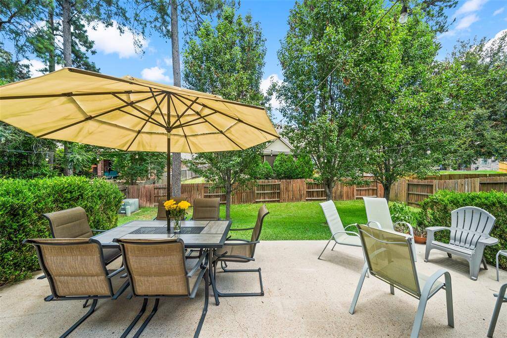Extended back patio