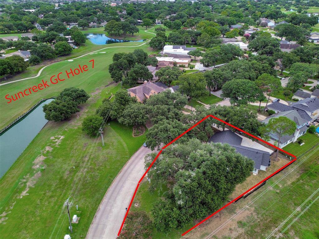 Aerial View - note the wonderful views you'll get to enjoy of the golf course and water. A great location!
