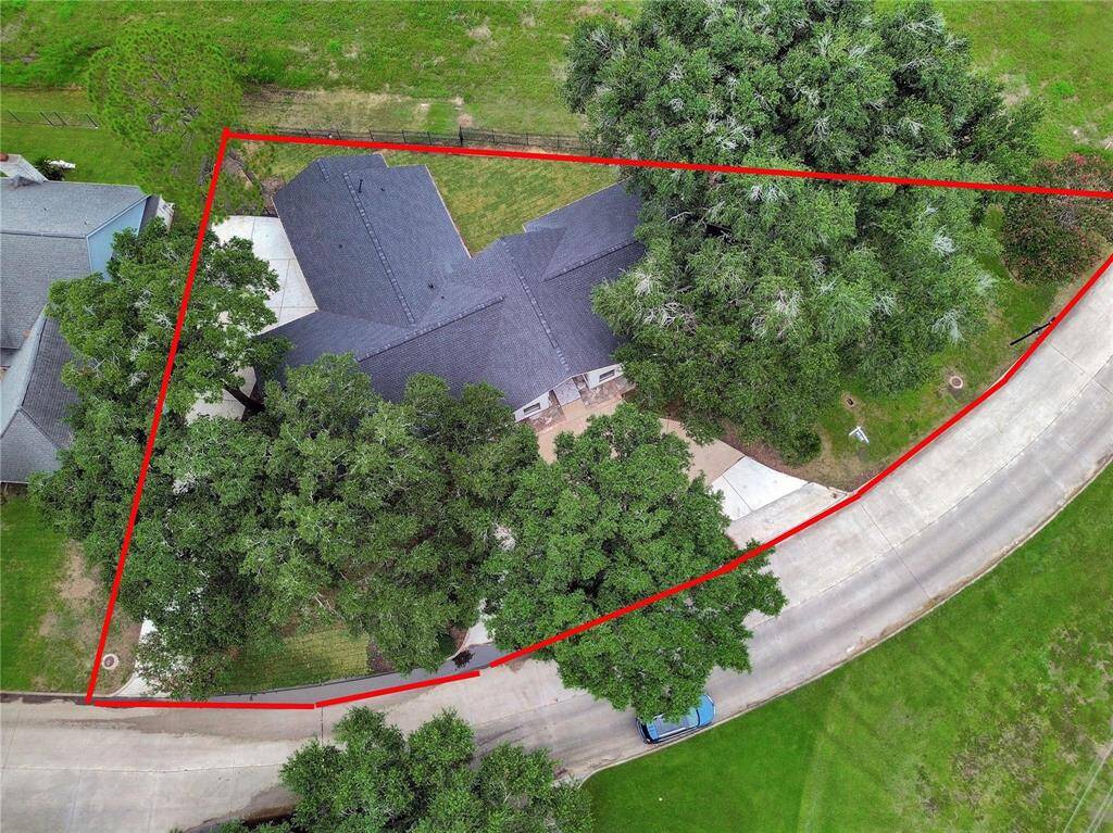 Aerial View - unique homesite!