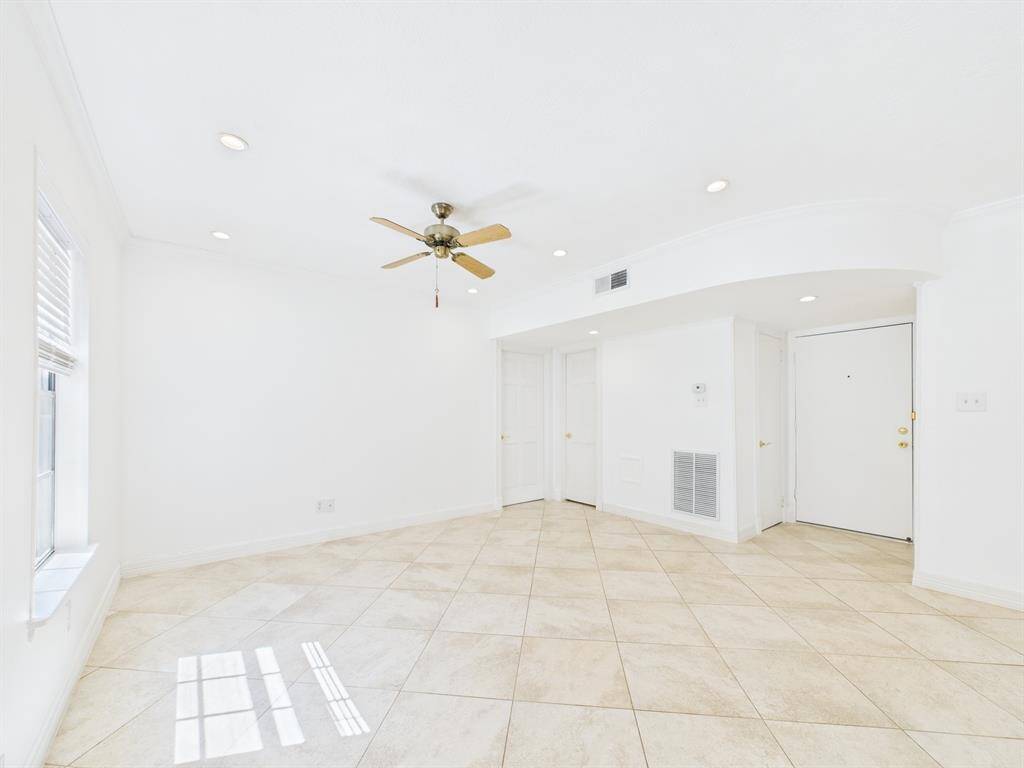 Full Bath & Large Storage Closet off Living Area