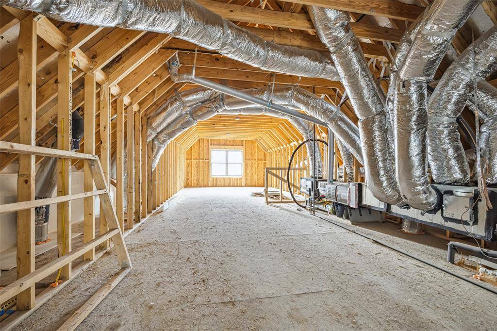 Third floor has additional attic space.