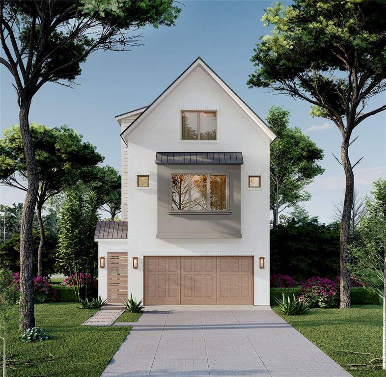 This beautiful new construction has three floors, each uniquely curated to make homes that are both beautiful and functional.