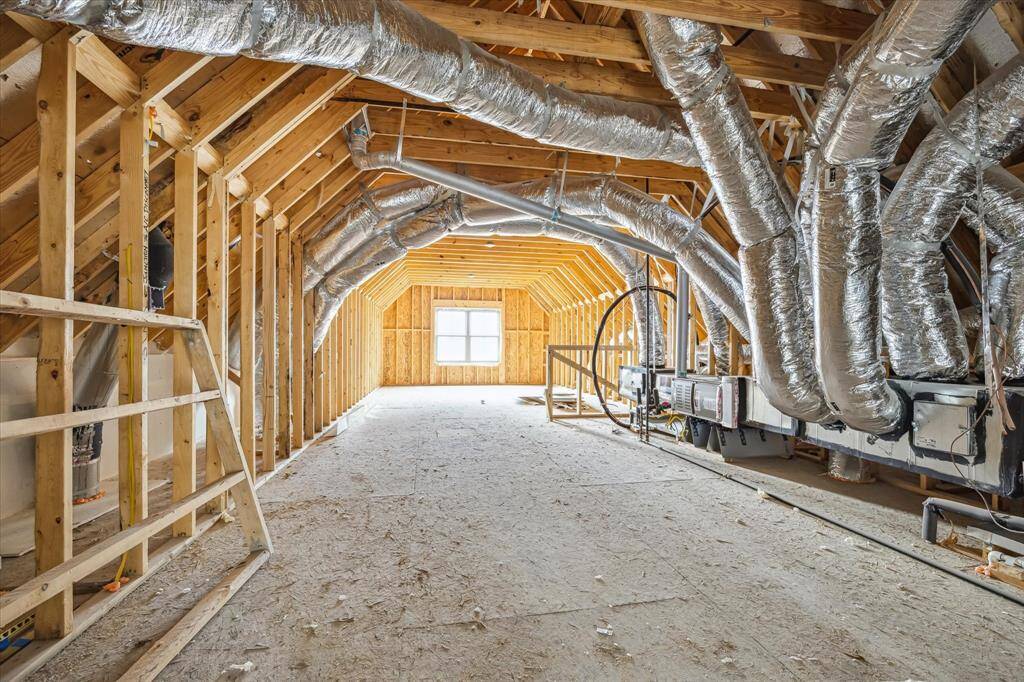 Third floor has additional attic space.