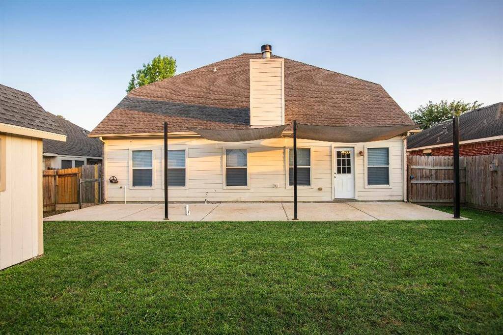 Backyard is spacious & fully fenced for all of your family entertaining .