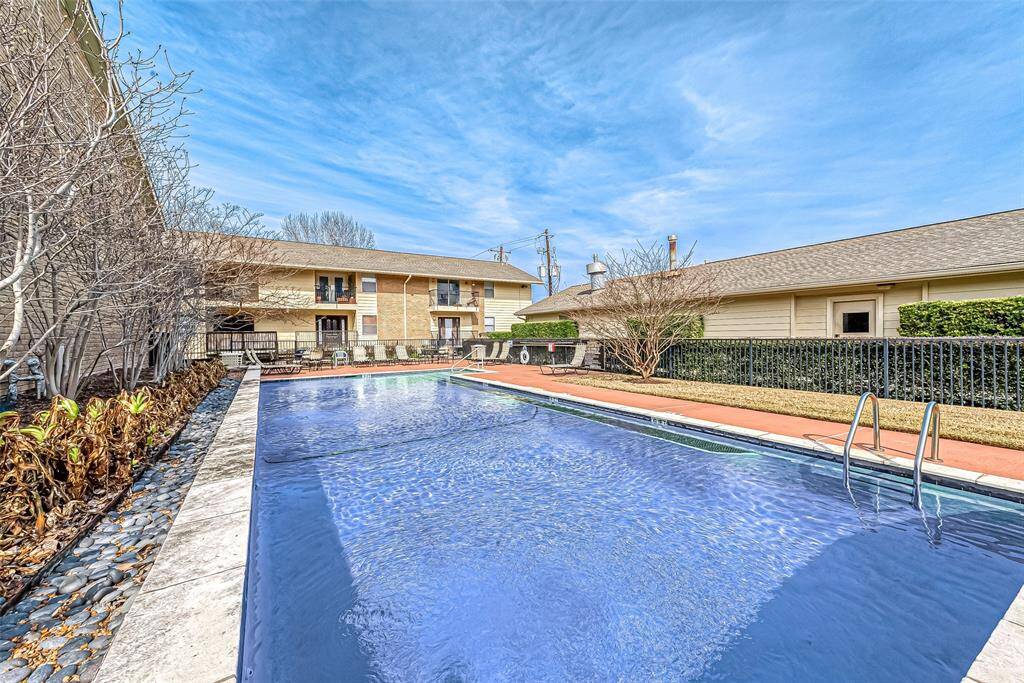 Beat the Houston heat by dipping into the huge swimming pool.