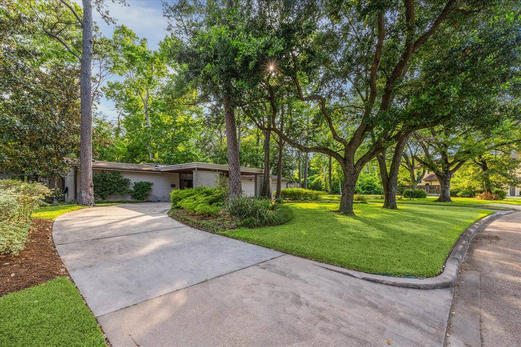 Unique mid-century modern home.