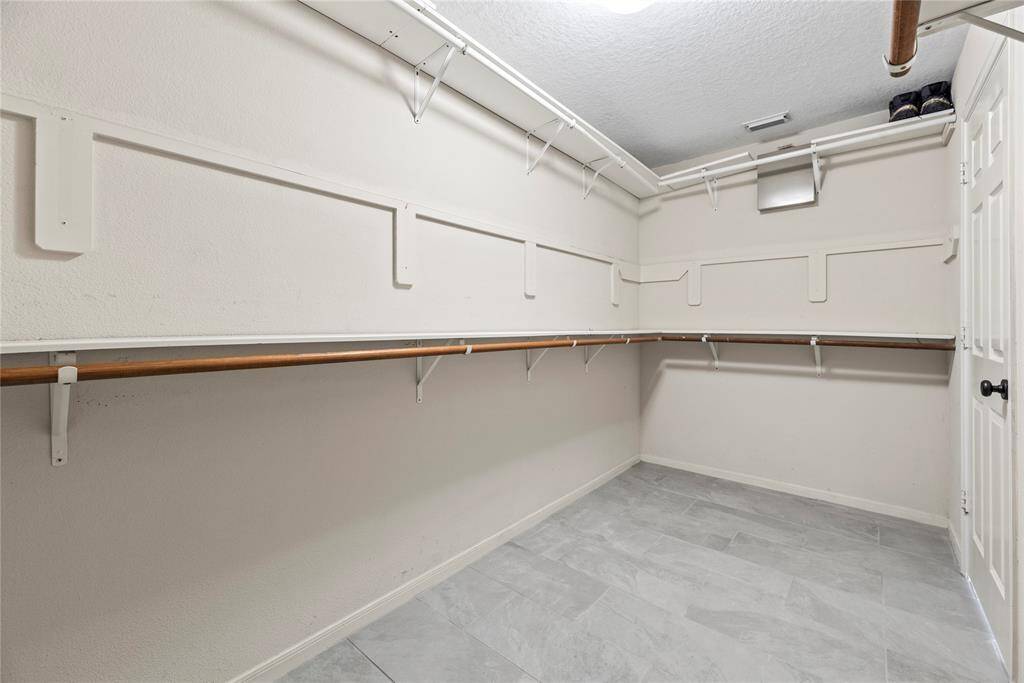Primary closet