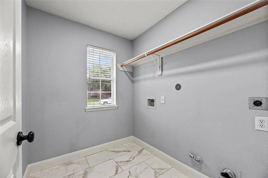 Utility room in home