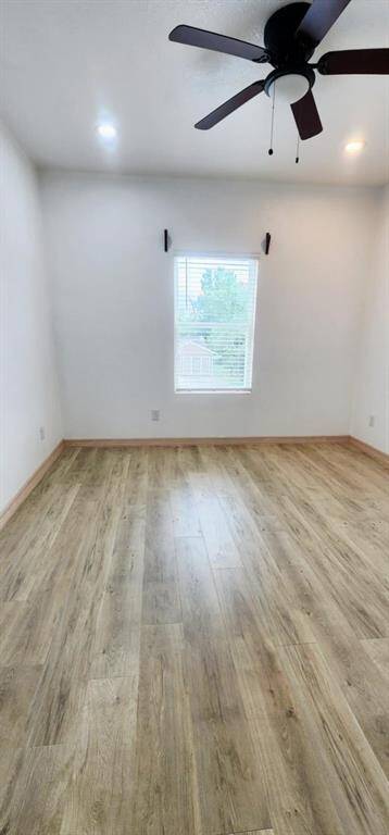2 secondary bedrooms are 12x12 each. Total of 3 bedrooms per unit.