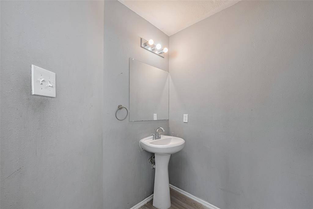 Half bath downstairs