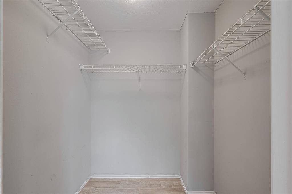 Primary closet