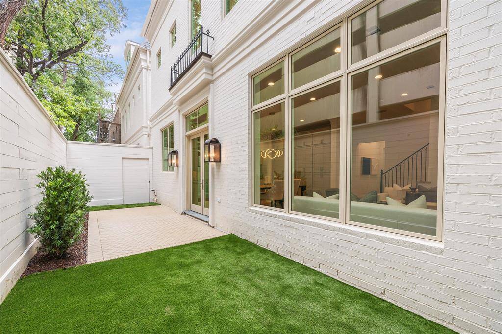 Patio is equipped with a gas stub. This tranquil outdoor area is a perfect extension of your living space. A 10-foot fence provides privacy while entertaining or enjoying the yard. Options for patio upgrades include brick pavers, artificial turf, landscaping, or trellis along the fence. *Photo is of another home in the community and for informational purposes only.