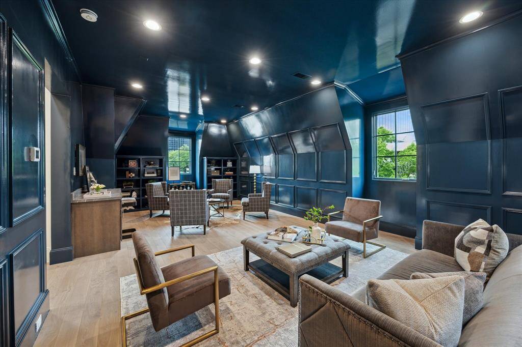 Example of upgrade options and versatile layout for third floor flex space. *Photo is of another home in the community and for informational purposes only.