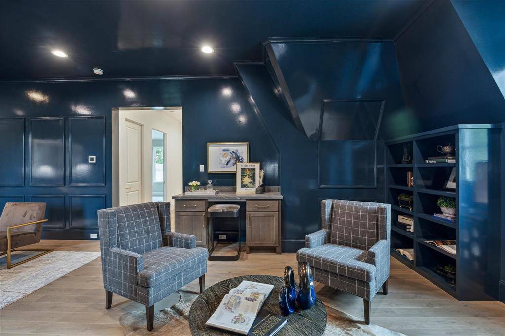 Buyers have the ability to make this space their own with upgrades, including additional millwork, flooring upgrades, built-in storage, high-gloss or lacquered paint, and more. *Photo is of another home in the community and for informational purposes only.