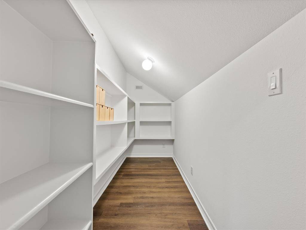 A SECRET BOOKCASE storage closet that runs deep!