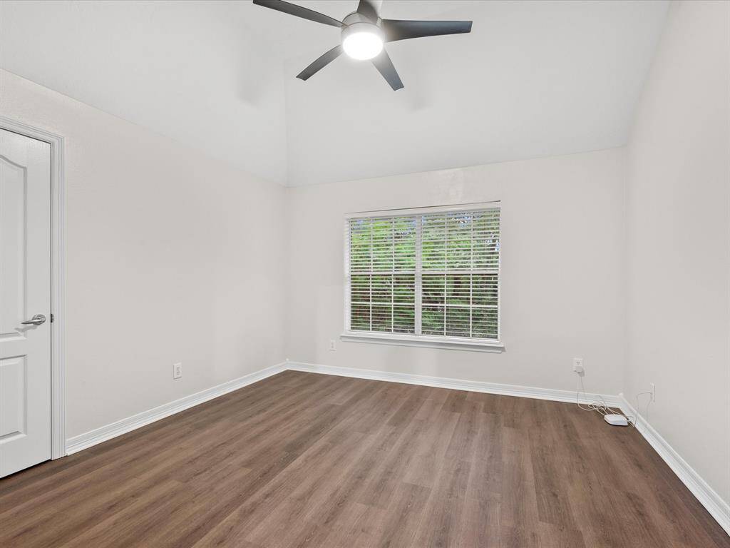 Last bedroom located UPSTAIRS with HIGH CEILINGS!