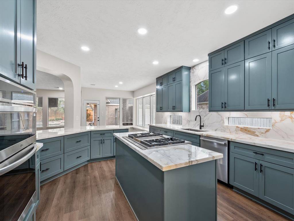 A fully updated kitchen with endless countertop space!