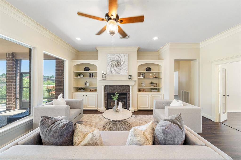 An ideal space to add your special touch  & notice the study conveniently located just off the family room.