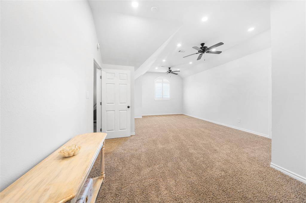 Another view of the 4th bedroom/game room.