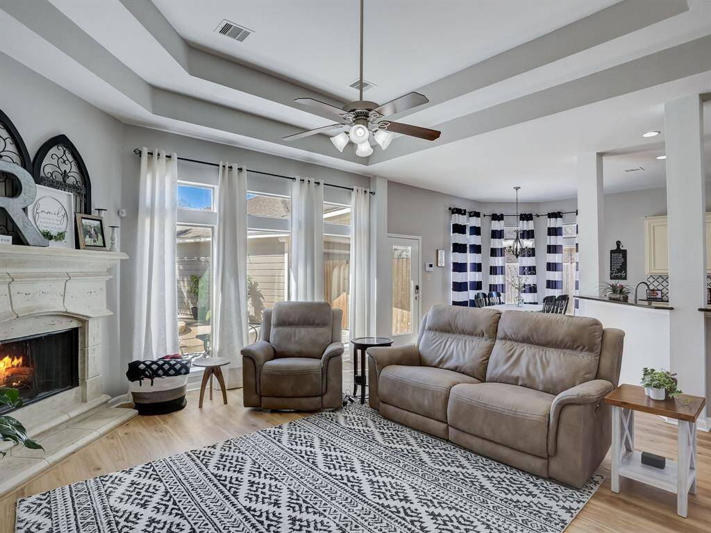 This view shows you just how open this floor plan is. It's perfect for entertaining!