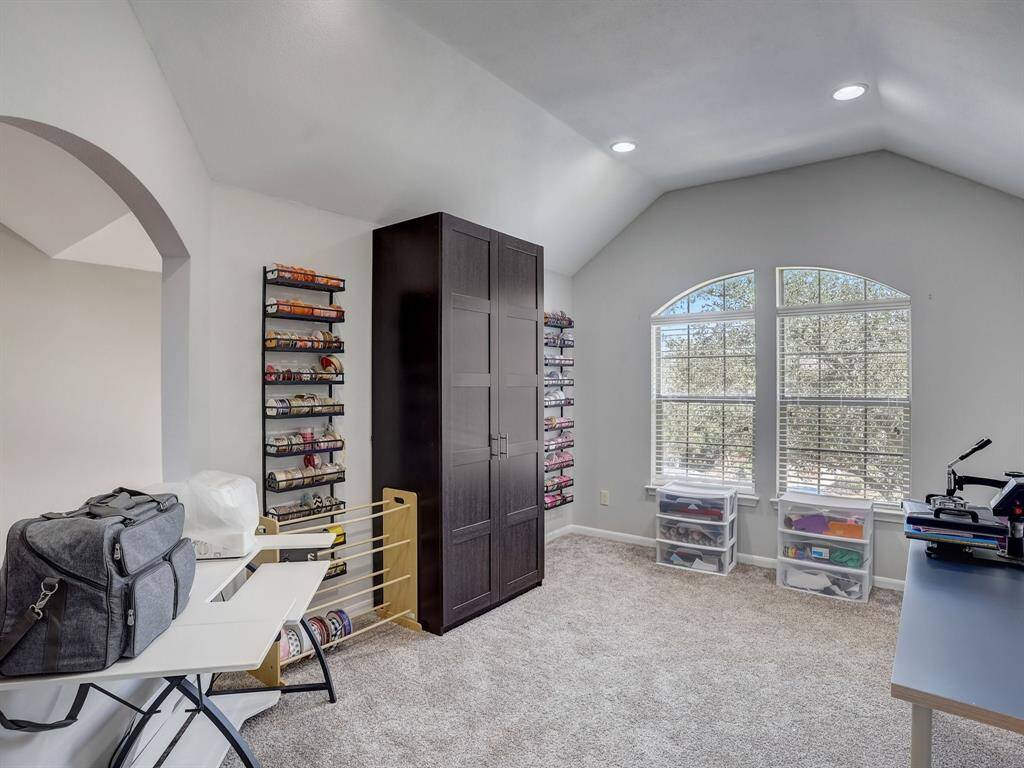 It's currently being used as a craft room.