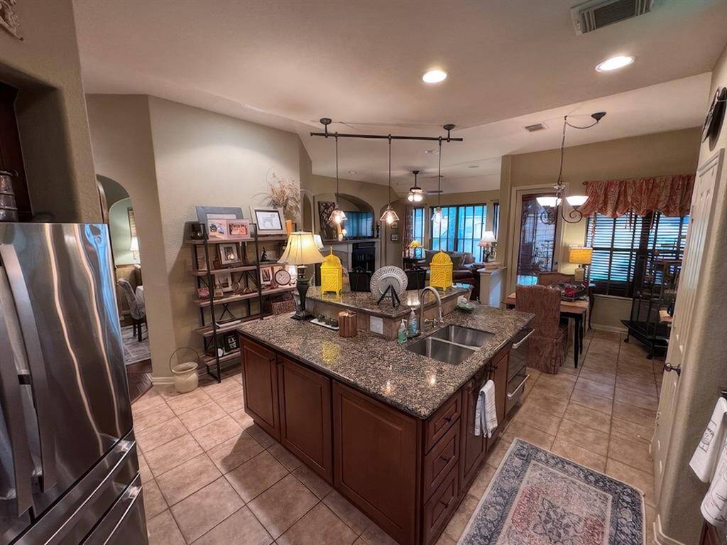 view of breakfast area from kitchen