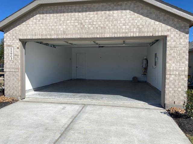 Large two-car attached garage