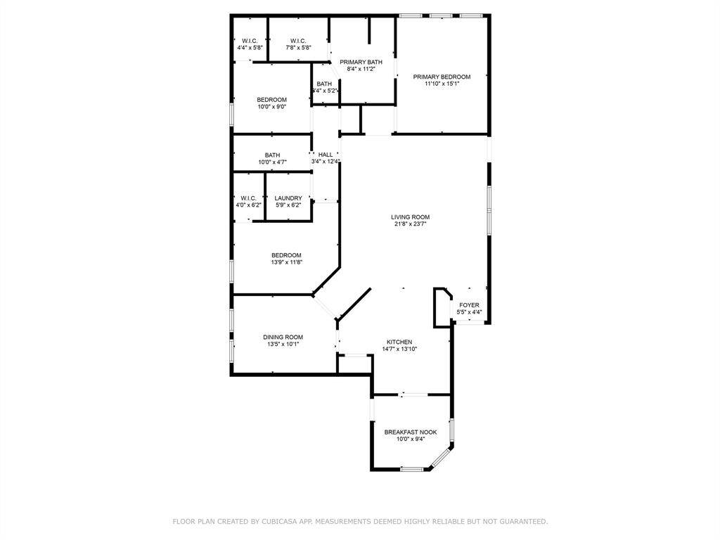 Layout of the home