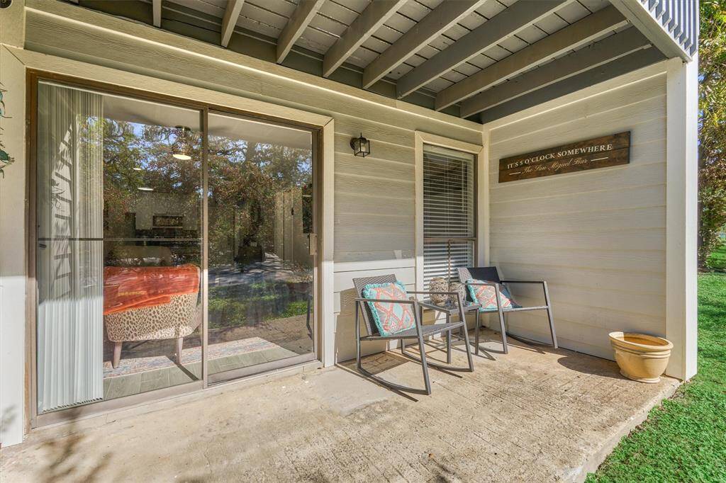 Enjoy the beautiful weather from your own private outdoor patio, a great place to have cook-outs and enjoy friends.