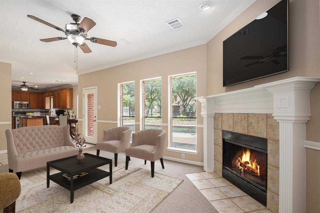 Living Room - virtually staged