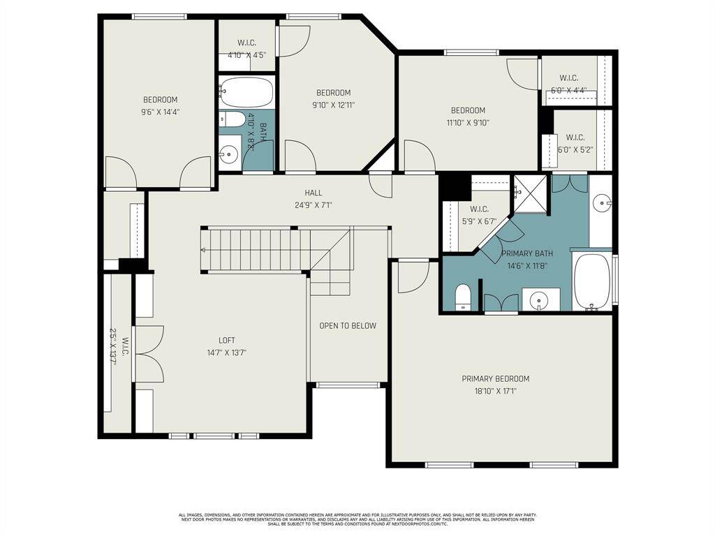 Rough estimate of floor plan - measurements are approximate